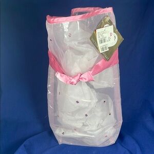 Victoria's Secret Pink Sheer Gift Bag Sequins Vtg